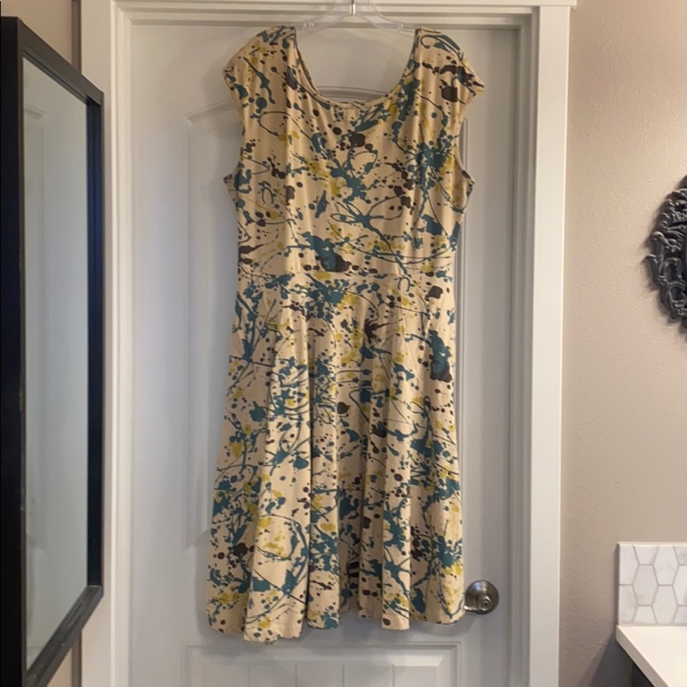 Splatter paint Cotten dress